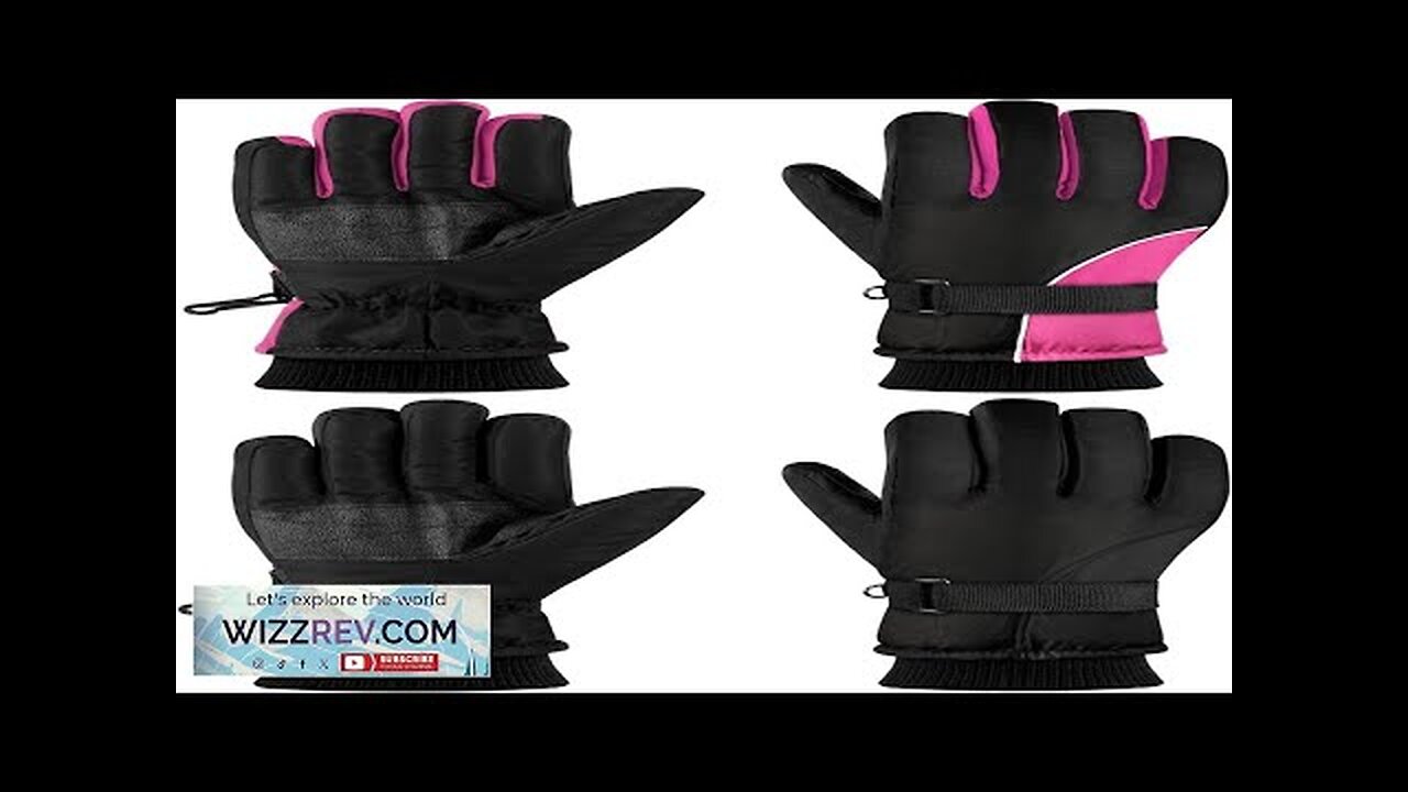 ONESING 2 Pairs Snow Gloves for Men Women Ski Gloves Thermal Waterproof Review