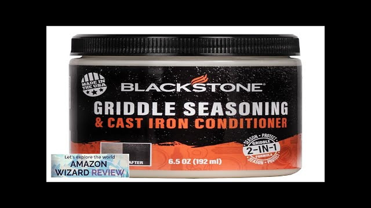 Blackstone 4114 Griddle Seasoning and Cast Iron Conditioner 6.5 Ounce (Pack Review