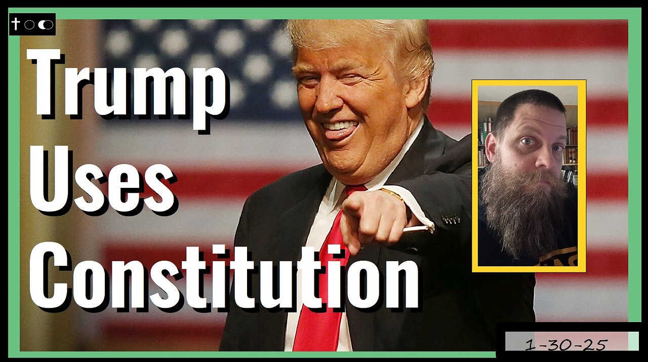 SHOCK: Trump attorney FINALLY uses constitution to school reporter - 1-30-2025