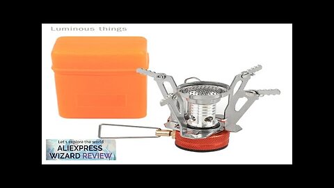 Camping Wind Proof Gas Burner Outdoor Strong Fire Stove Burners Tourism Equipment Review