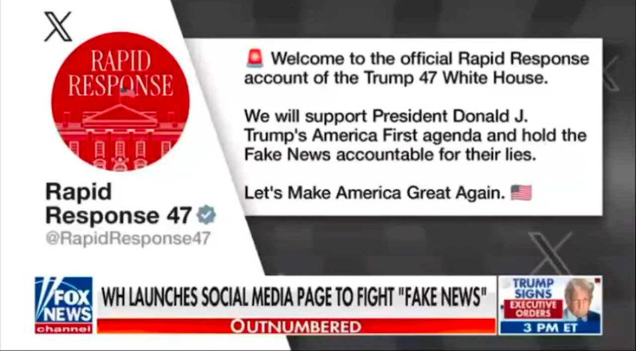 White House launches social media page to fight FAKE NEWS