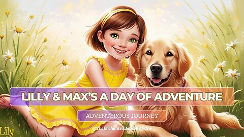 "LILLY & MAX: A DAY OF ADVENTURE! | Animated Story for Kids | 6 Year Old Girl and Her Dog"