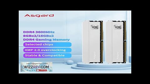 Asgard RAM Memory DDR4 8GBx2 3200MHz 3600MHz ddr4 ram ddr4 8gb Review