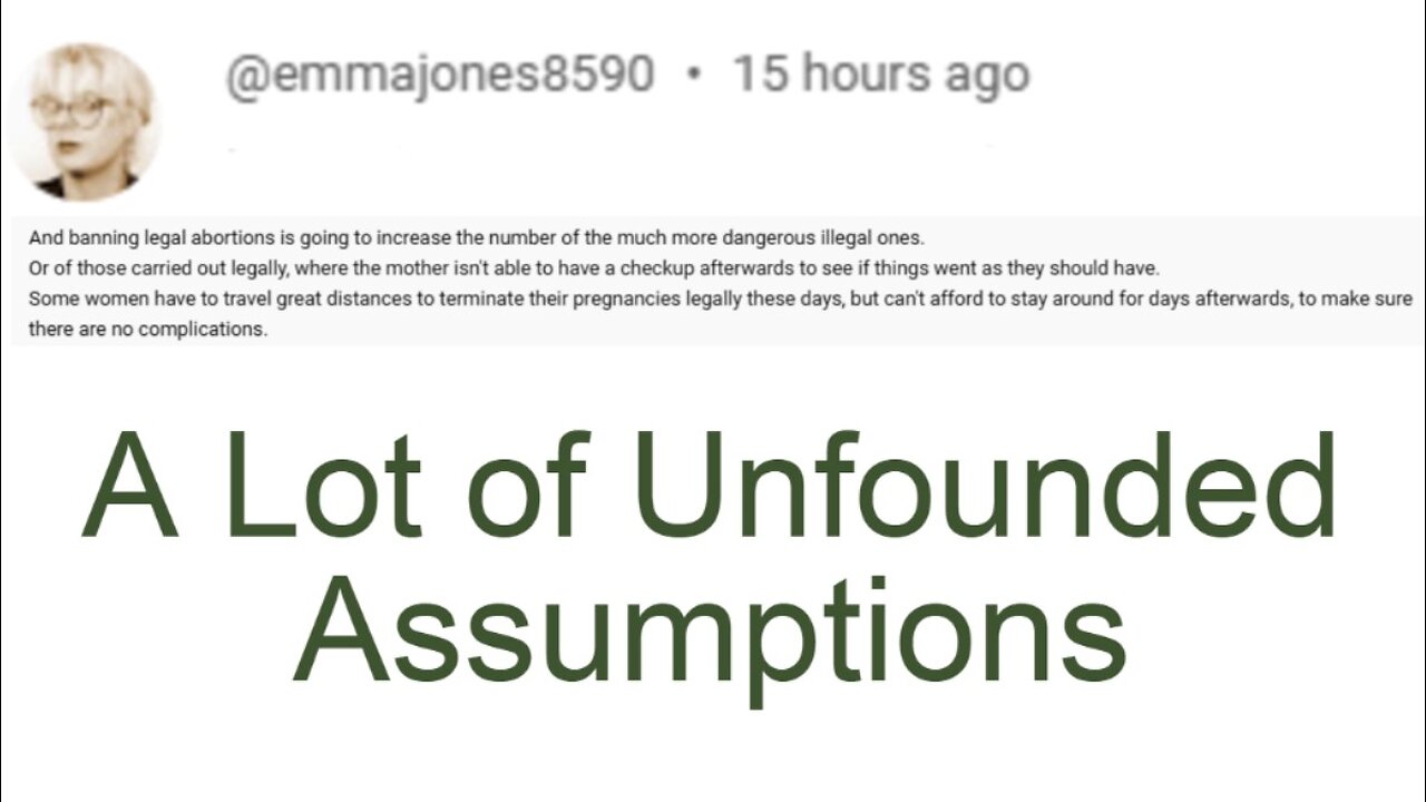 A Lot of Unfounded Assumptions