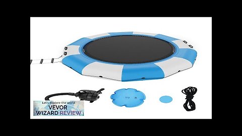 VEVOR Inflatable Water Bouncer 13ft Recreational Water Trampoline Portable Bounce Swim Review