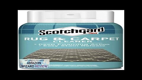 Scotchgard Rug & Carpet Cleaner Fabric Cleaner Blocks Stains Cleaning Sprays Make Review