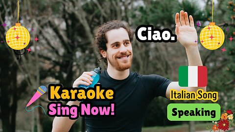 Italian Karaoke. Music Fun
