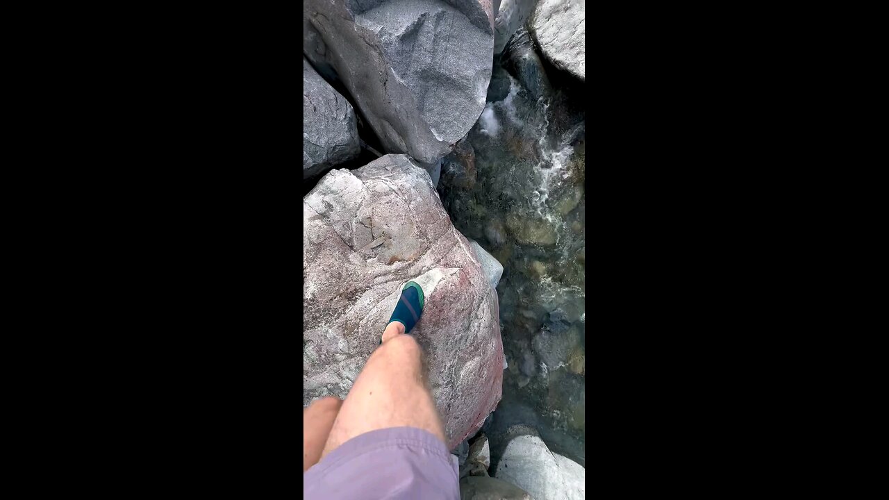 Walking on the rocks! 🪨👣 #Nature #Adventure #Rocks #Hiking