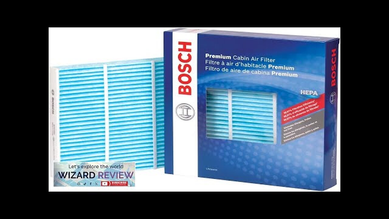 BOSCH 6029C HEPA Cabin Air Filter Compatible With Select Acura CSX Review