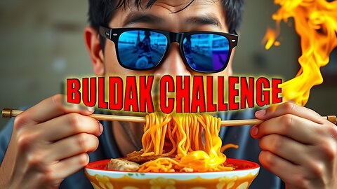 Buldak SPICY NOODLE Challenge #toohottohandle