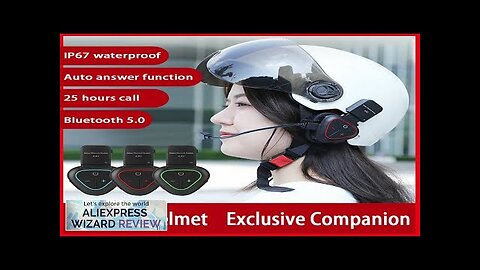 LX1 Motorcycle Summer Helmet Special Bluetooth Headset Portable CVC Smart Noise Cancelling Review