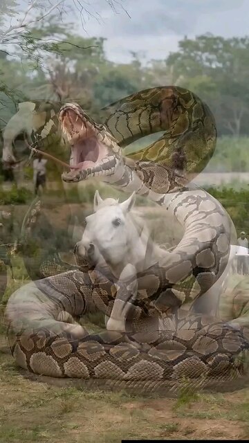 horse and anaconda fite