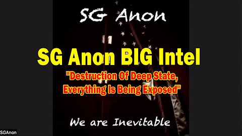 SG Anon & Meri Crouley Macduffie BIG Intel: "Destruction Of Deep State, Everything Is Being Exposed"