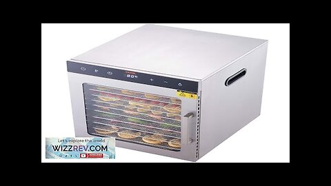 VEVOR Electric Food Dehydrator Machine 800W Electric Food Dryer 10 Stainless Steel Review