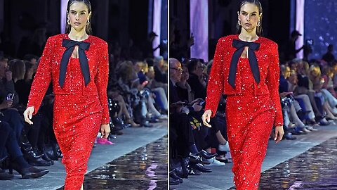 Alessandra Ambrosio’s Fiery Runway Moment