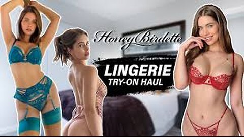 4K Transparent Honey Birdette Lingerie Try-On Haul | Sexy & Elegant Styles