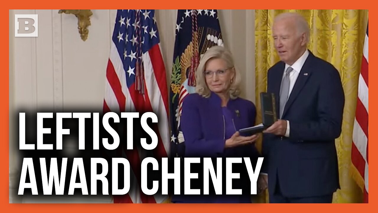 Liz Cheney Receives Standing Ovation at White House as Biden Gives Her Medal