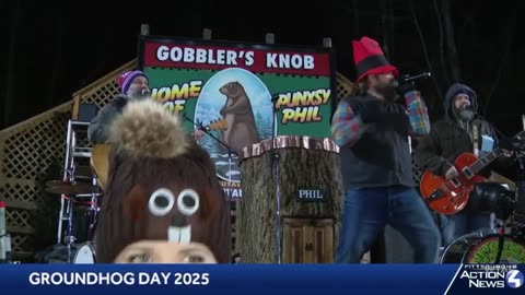 FEBRUARY 2 2025 GROUNDHOG'S DAY CELEBRATION AT GOBBLER'S KNOB PART 1