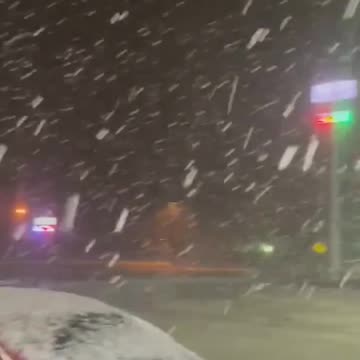 Heavy Snowfall in Texas