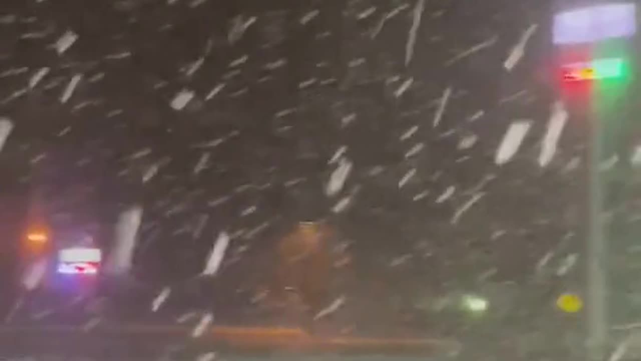 Heavy Snowfall in Texas