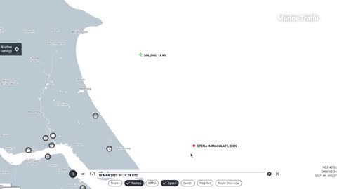 Tracker shows moment of tanker collision in North Sea