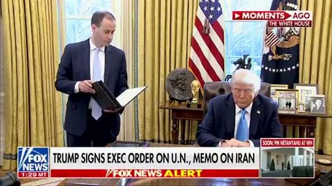 president trump signs exec order on un