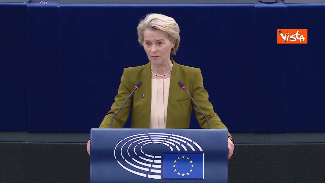 Rapporti Usa-Ue,Von der Leyen:'Nuova era di dura competizione economica,dobbiamo rispondere' "Per proteggere i nostri interessi e sostenere i nostri valori dobbiamo anche essere economicamente forti