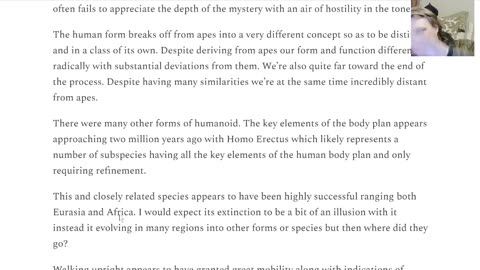 Latest discoveries in anthropology: Homo Trianularface and the greedy matriarchy.