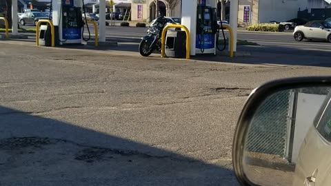 Malevolent Dude on Motorcycle?