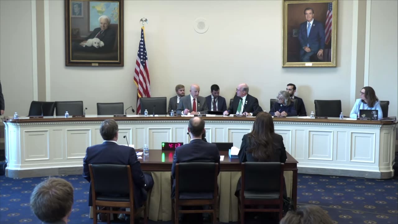 House Committee on EU assistance ends when Keith Self R-TX calls Sarah McBride D-DE Mr McBride 🍆