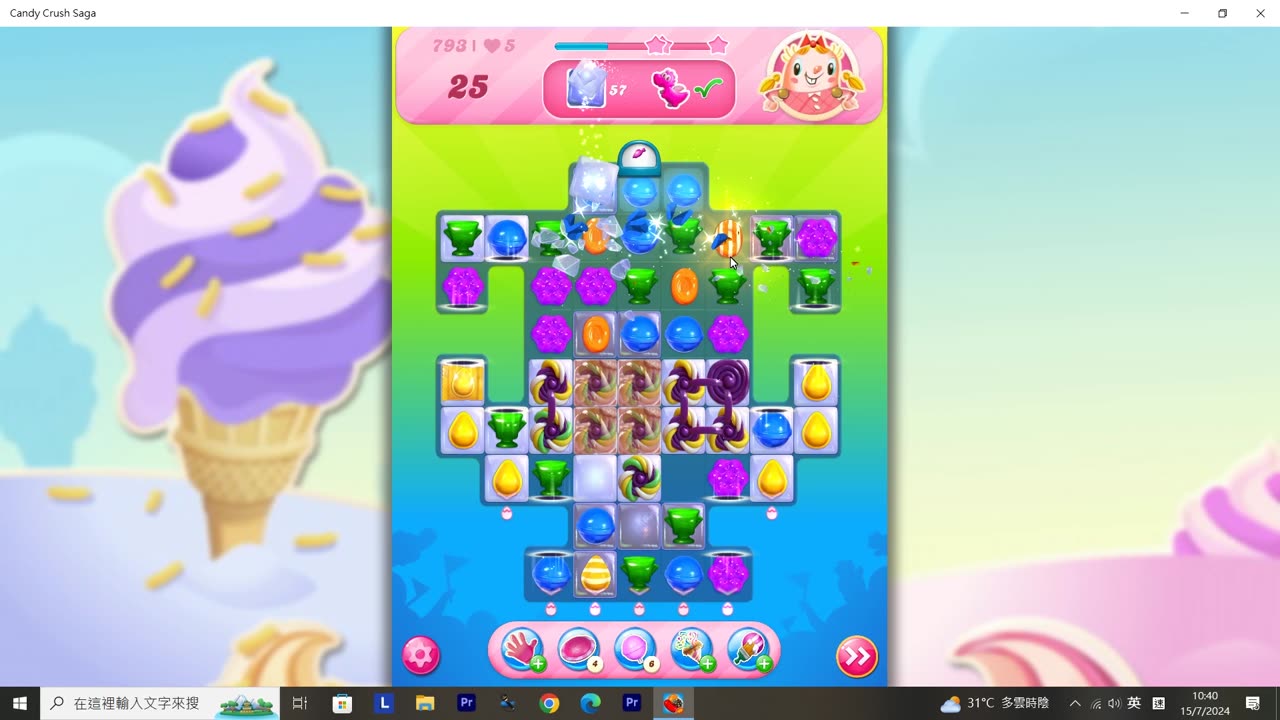 Candy Crush Saga Record (Level 793)