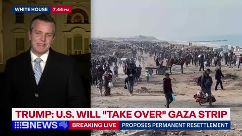 Donald Trump announces us will take over gaza strip