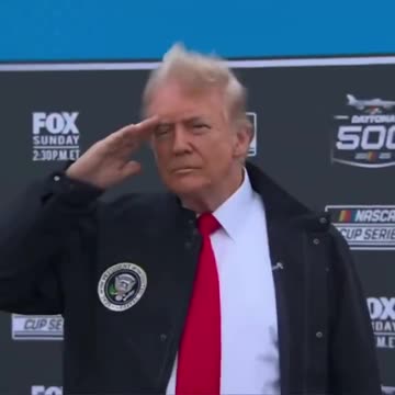 The Crowd Reacts to President Trump at Daytona 500