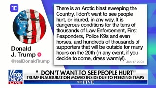 Judge Jeanine on inauguration moving inside: ‘Health and safety matters'