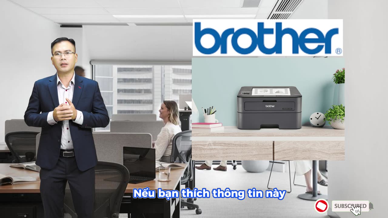 Giới thiệu dòng máy in Brother, máy in laser đen trắng Brother