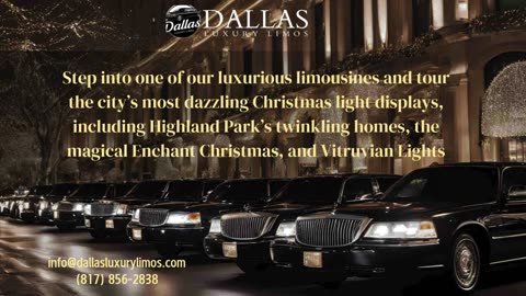 Dallas Christmas Light Limo Service Experience Holiday Magic in Style