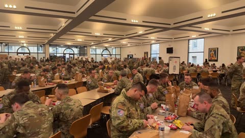 National Guard Troops FEAST Together Before Historic 2025th Presidential Inauguration Day!