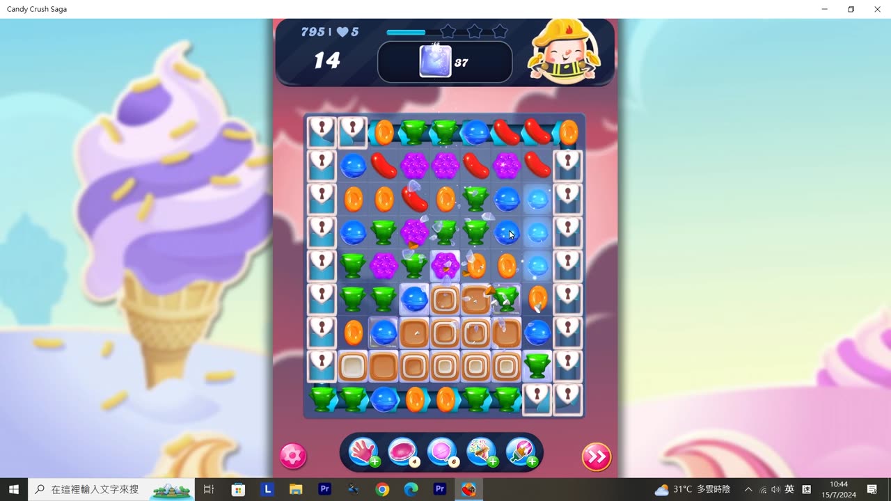 Candy Crush Saga Record (Level 795)