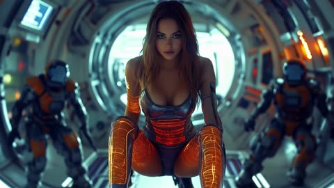 Star Babes - The Ultimate Power Retro-Futuristic Synthwave Cosmic Sci-Fi AI Video