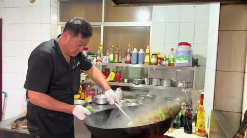 Restaurant in the rural areas of Northeast China