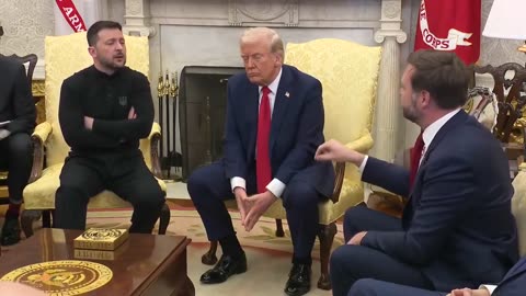 Wow, Vance and Trump are attacking Zelenskyy in the Oval Office