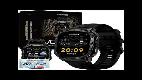 CARBINOX Vortex Smartwatch (Answer/Make Calls) Military-Grade Rugged Fitness Tracker IP69K Review