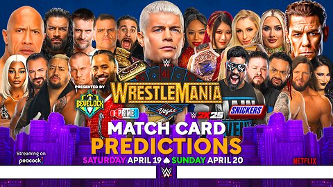 WWE WrestleMania 41 - Match Card Predictions | Bevelock