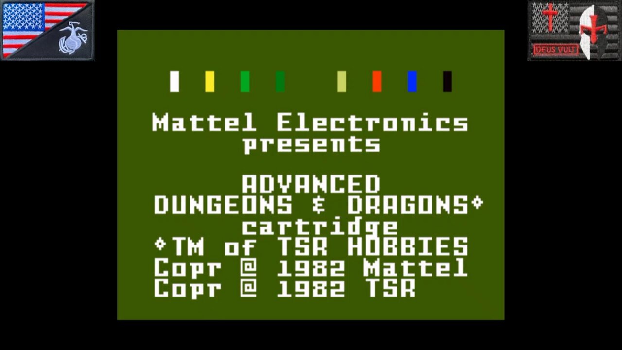 Advanced Dungeons & Dragons (Mattel Electronics Intellivision - Attract Mode) [NA Version]