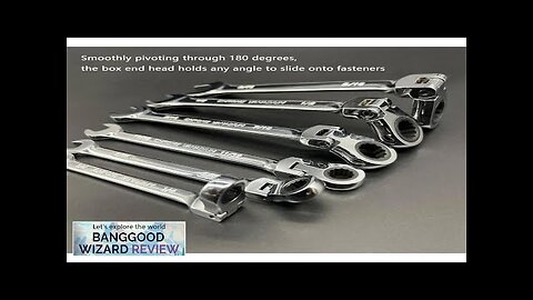 8-19mm 180-degree Movable Head Double-ended Wrench With Ratchet Dual-Use Ratcheting Wrench Review