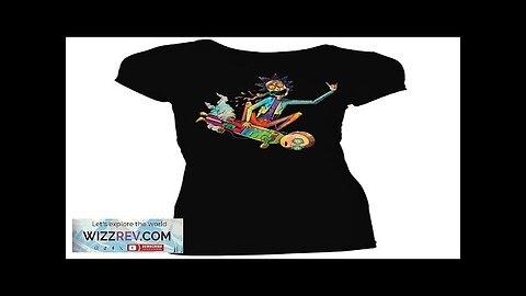 Rick & Morty: Women's Fit T-Shirt: Skateboard Review