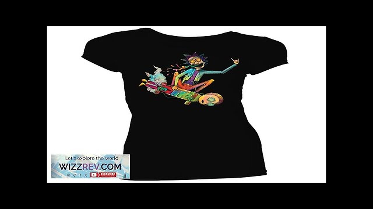 Rick & Morty: Women's Fit T-Shirt: Skateboard Review