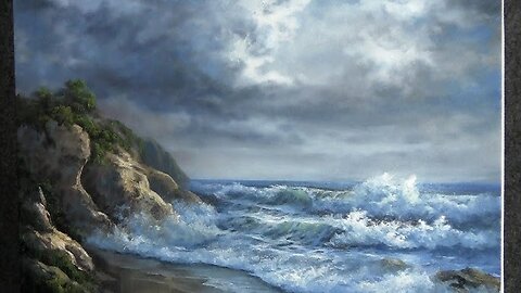 Paint with Kevin Hill - Rocky Ocean Shore