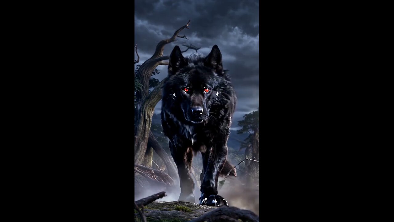 Wolf walking