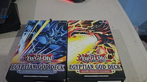 Yu-Gi-Oh! TCG: Egyptian God Decks unboxing